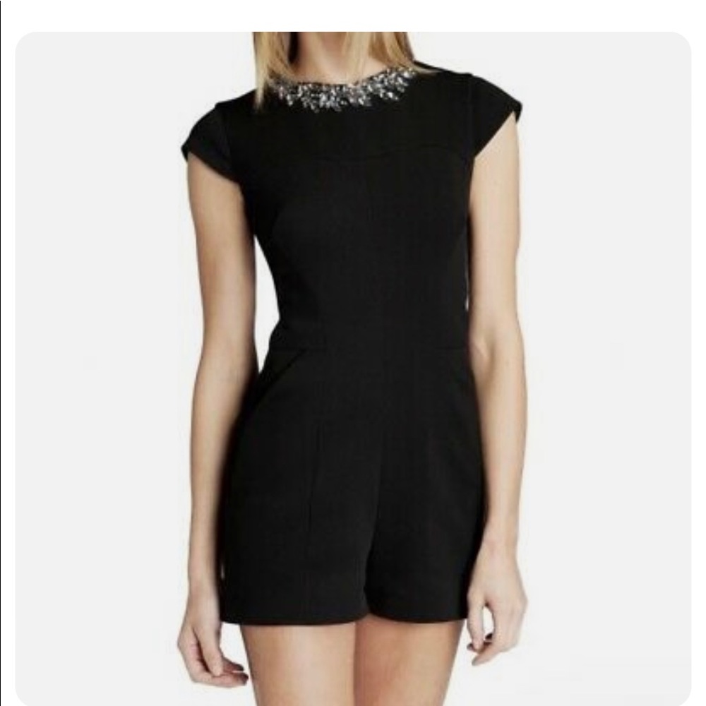 Ted Baker Evelin Embellished Neckline Romper